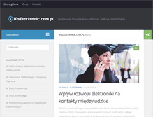 Tablet Screenshot of mselektronik.com.pl